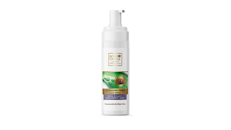 ARSY ROSA UNIQUA EXCLUSIVE SNAIL EDITION 200 ml Cleansing facial foam ...