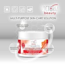 Victoria Beauty  Hyaluron, Retinol & Caviar Anti-Aging Cream with Red Grape (Ages 50-65+) – 50ml