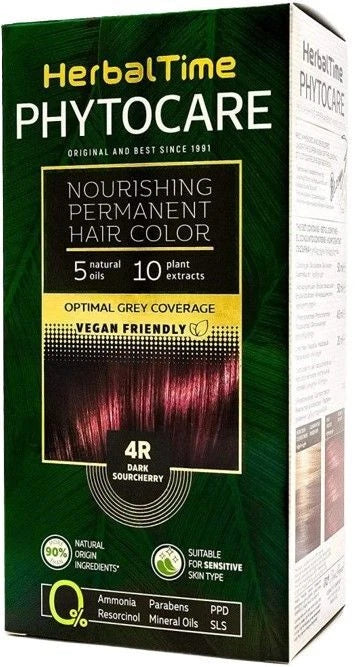 ROSA IMPEX HERBAL TIME PHYTOCARE NOURISHING PERMANENT HAIR COLOUR DYE VEGAN