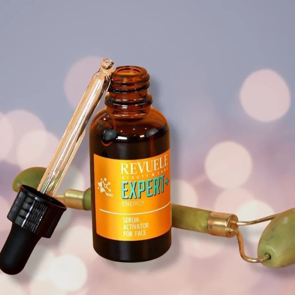 REVUELE EXPERT + ENERGY ENERGY  SERUM ACTIVATOR FOR FACE 10% FISION HYDRATE® , ELASTIN , VITAMIN C