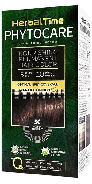 ROSA IMPEX HERBAL TIME PHYTOCARE NOURISHING PERMANENT HAIR COLOUR DYE VEGAN
