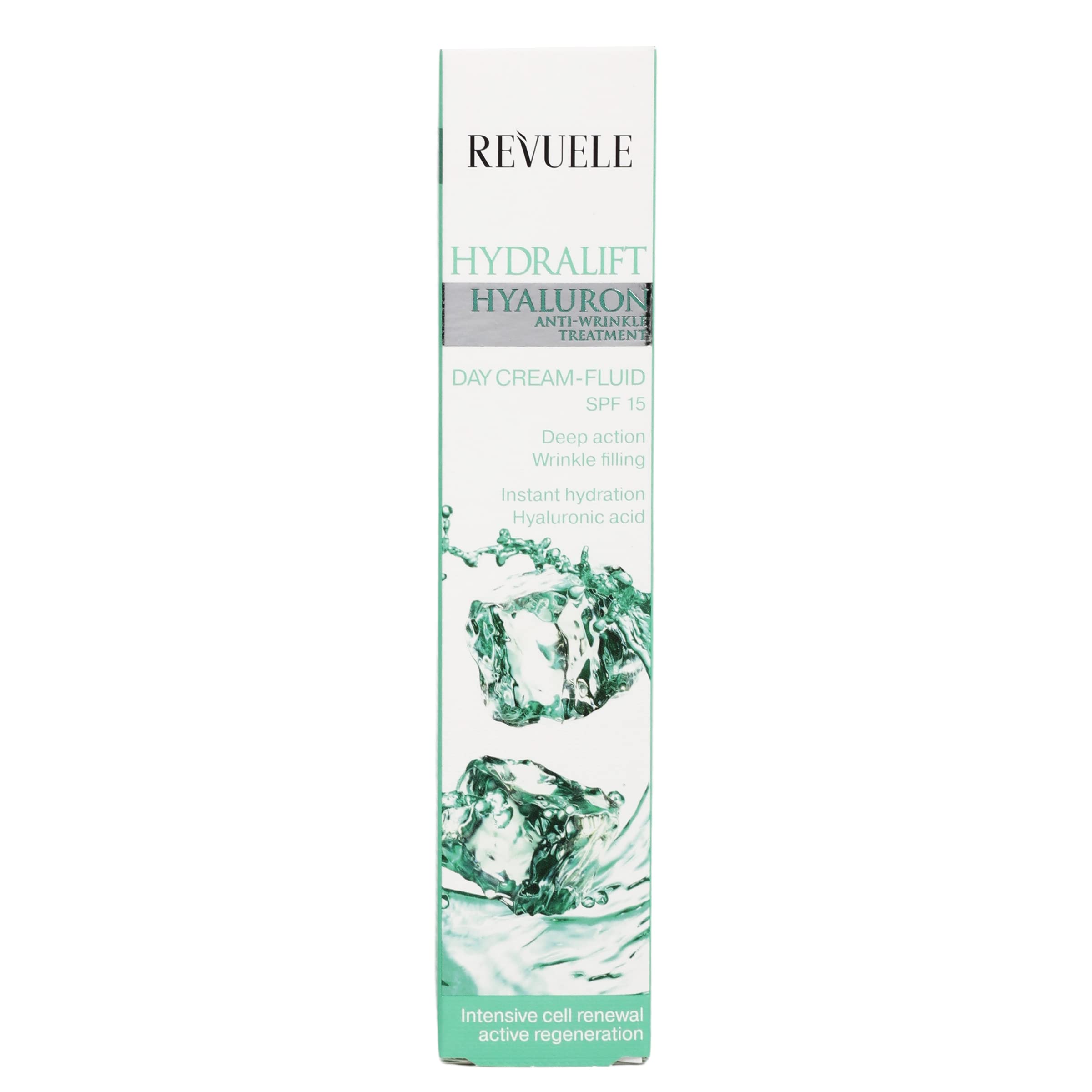 REVUELE HYDRALIFT HYALURON ANTI– WRINKLE TREATMENT DAY CREAM– FLUID 50ml EU made