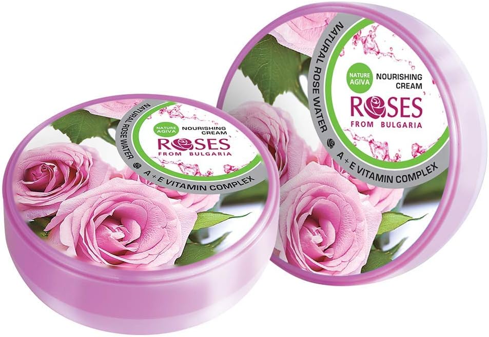 NATURE OF AGIVA “ Roses from Bulgaria “ 100 ml Nourishing Cream with Natural Rose Water & A + E Vitamin Complex