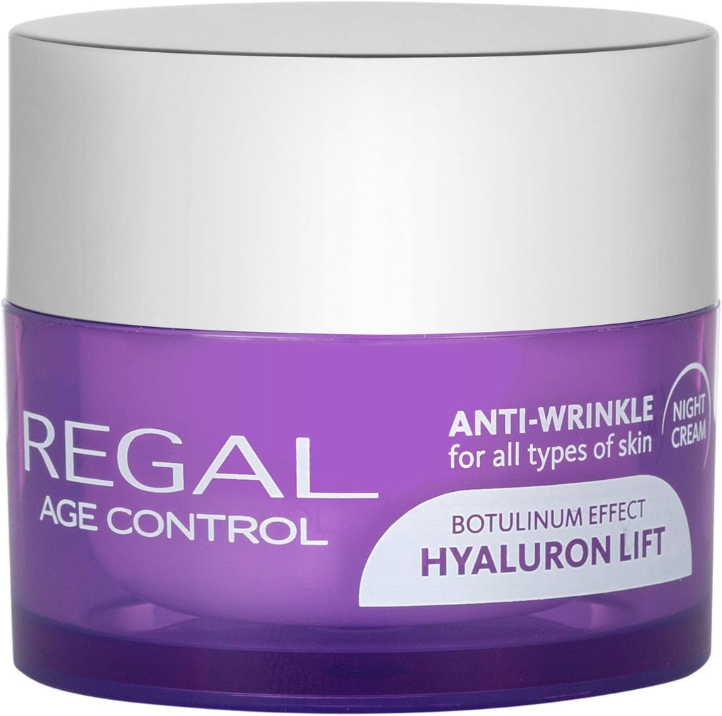 Regal Age Control Anti-Wrinkle NIGHT Cream Hyaluron Lift BOTTOX EFFECT 45ml