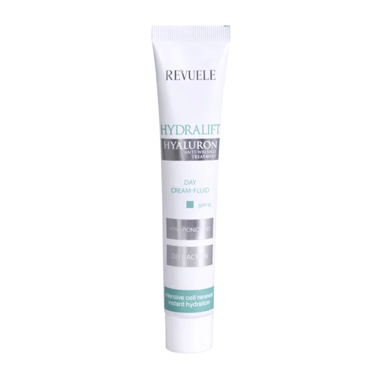 REVUELE HYDRALIFT HYALURON ANTI– WRINKLE TREATMENT DAY CREAM– FLUID 50ml EU made