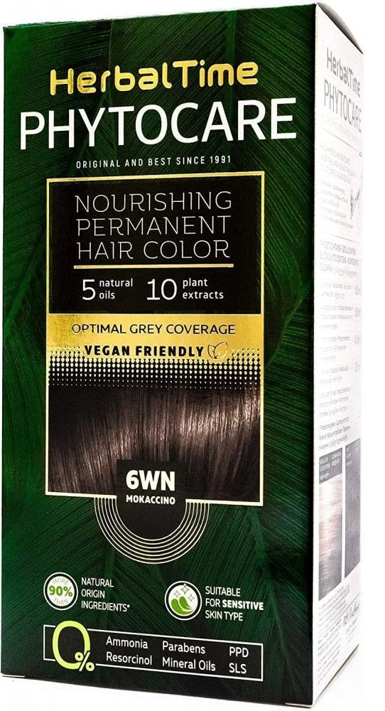 ROSA IMPEX HERBAL TIME PHYTOCARE NOURISHING PERMANENT HAIR COLOUR DYE VEGAN