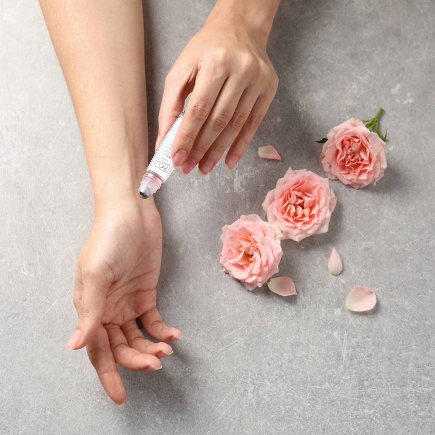 Roll-on parfum 100% Pure Bulgaria Rose oil Parabens FREE No alcohol 9 ml 0.32OZ