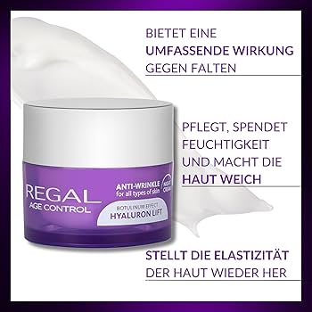 Regal Age Control Anti-Wrinkle NIGHT Cream Hyaluron Lift BOTTOX EFFECT 45ml
