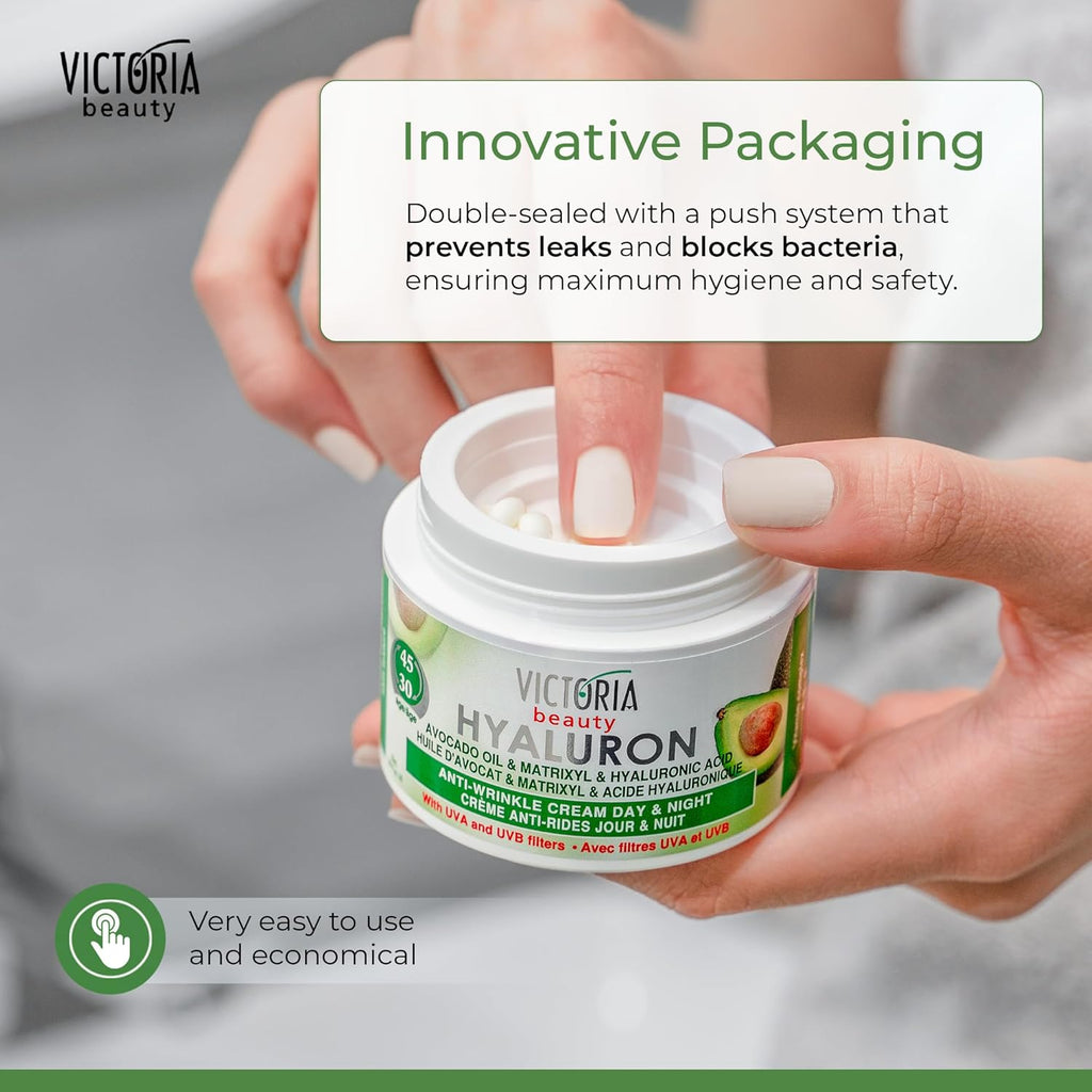 Victoria Beauty Avocado oil Matrixyl Hyaluronic Acid Anti-wrinkle cream 50gr