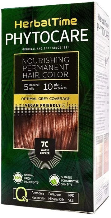 ROSA IMPEX HERBAL TIME PHYTOCARE NOURISHING PERMANENT HAIR COLOUR DYE VEGAN