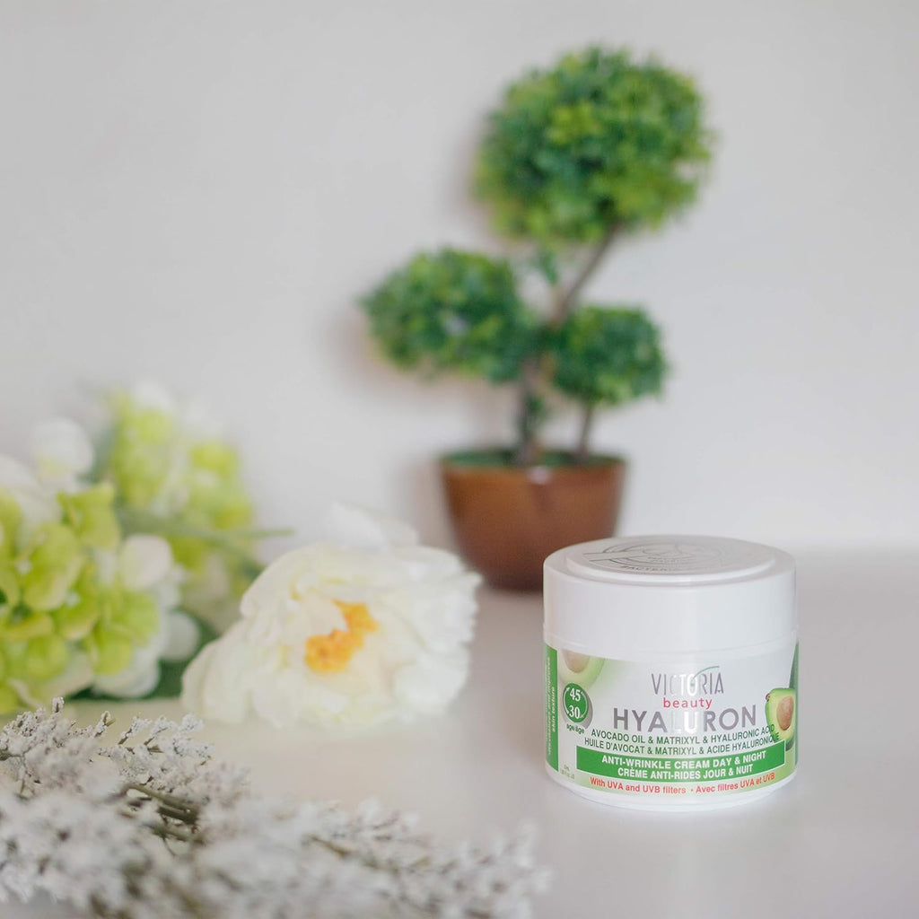 Victoria Beauty Avocado oil Matrixyl Hyaluronic Acid Anti-wrinkle cream 50gr