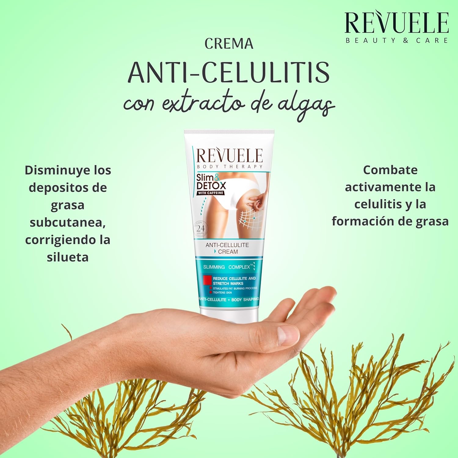 REVUELE - BODY THERAPY SLIM & DETOX WITH CAFFEINE 24 hours ACTION ANTI – CELLULITE CREAM 200 ml