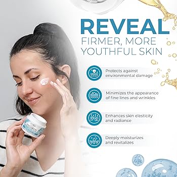 Victoria Beauty  Hyaluron & Amber Algae  Anti-Aging Cream with  Micro-Collagen (Ages 40+) – 50ml