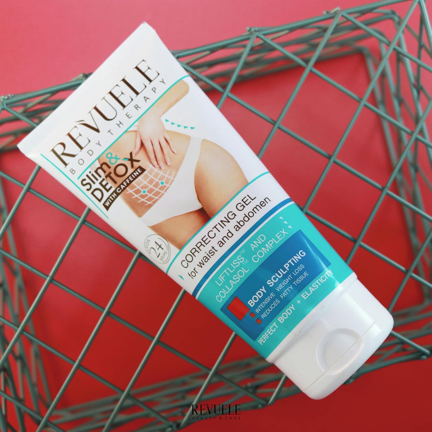 REVUELE -  Body Therapy SLIM & DETOX WITH CAFFEINE 24 hours ACTION Correcting Gel for Waist and Abdomen 200 ml