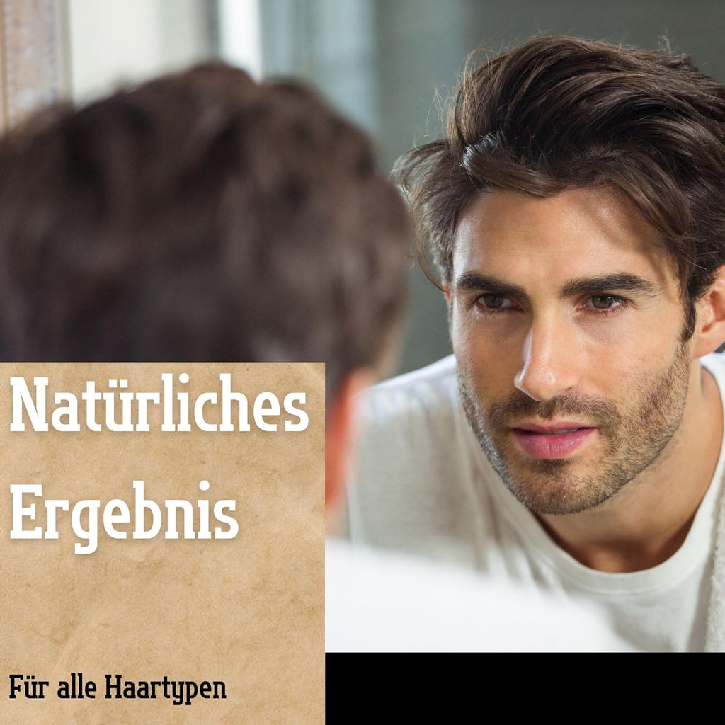 New Men's Master BLACK Hair Coloring Shampoo Cover 25ml Sachet Result in 5 min