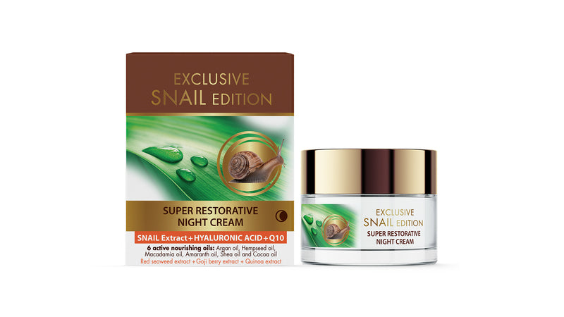 ARSY SUPER RESTORATIVE NIGHT CREAM 50 ml SNAIL EXTRACT+HYALURONIC ACID+Q10
