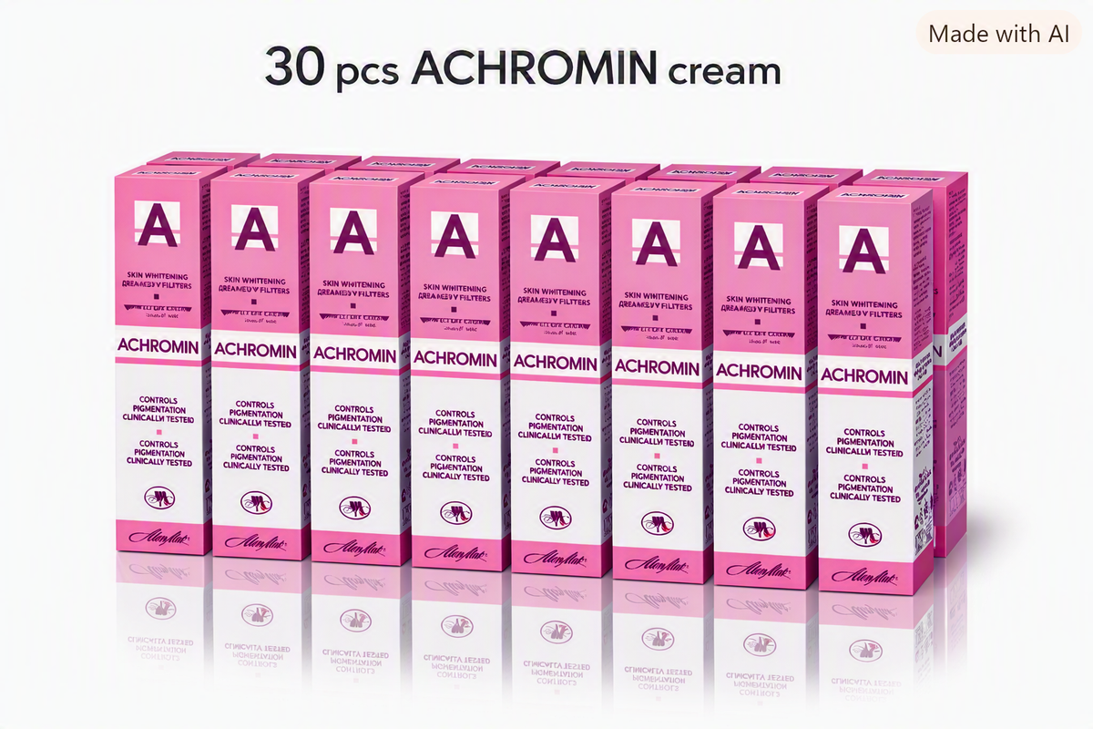 Lot of 30 pcs ACHROMIN®  whitening cream 45 ml