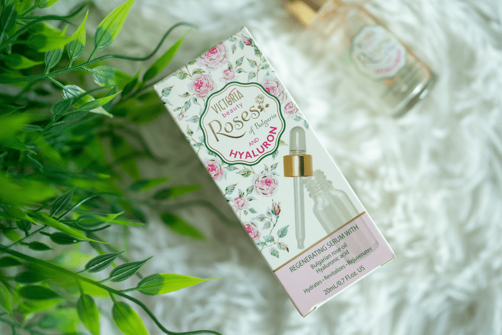 Victoria Beauty Roses of Bulgaria Regenerating Face Serum – with Hyaluronic Acid & Natural Rose Oil (20ml)