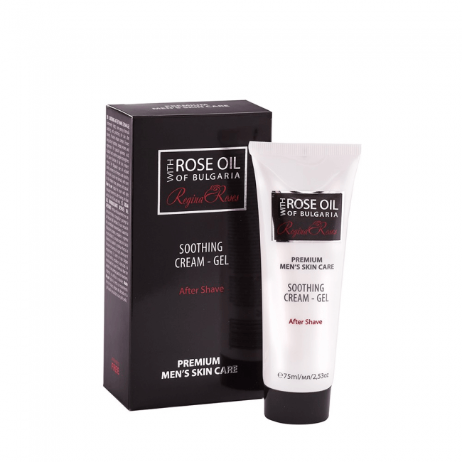 Bio Fresh SOOTHING AFTER SHAVE CREAM GEL REGINA ROSES Bulgarian Rose Oil 75 ml