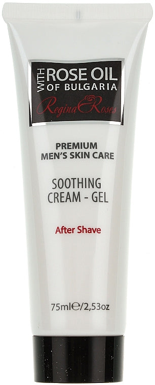 Bio Fresh SOOTHING AFTER SHAVE CREAM GEL REGINA ROSES Bulgarian Rose Oil 75 ml