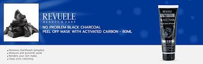 REVUELE NO PROBLEM :) Charcoal Mask 80 ml e 2.71 fl. OZ Facial peel of mask film Against acne and blackheads