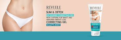 REVUELE -  Body Therapy SLIM & DETOX WITH CAFFEINE 24 hours ACTION Correcting Gel for Waist and Abdomen 200 ml