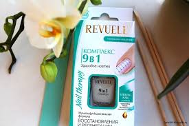 REUELE- Nail Therapy 9 in 1 COMPLEX Healthy Nails Strong Nail Complex + Argan oil , Vitamins , Silk Proteins Solution to all problems 10 ml