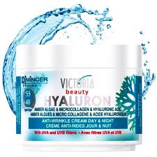 Victoria Beauty  Hyaluron & Amber Algae  Anti-Aging Cream with  Micro-Collagen (Ages 40+) – 50ml