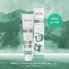 REVUELE HYDRALIFT HYALURON ANTI– WRINKLE TREATMENT DAY CREAM– FLUID 50ml EU made