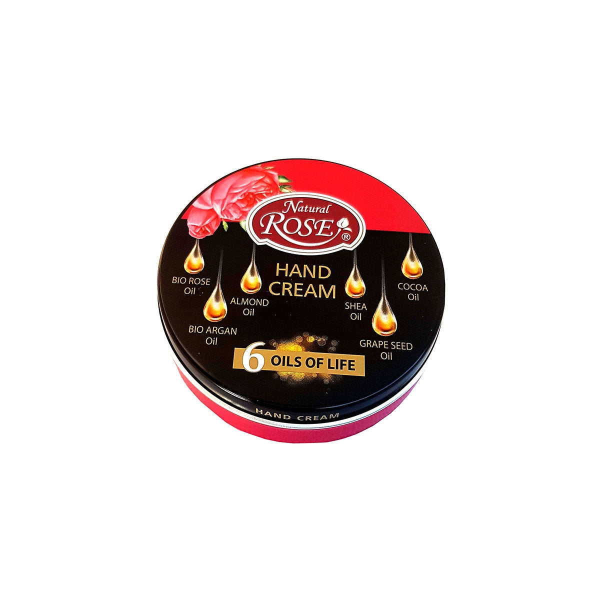 ARSY NATUTAL BULGARIAN ROSE BIO ARGAN,SHEA,ALMOND,COCOA OIL HAND CREAM 6 IN 1 / 75 ml