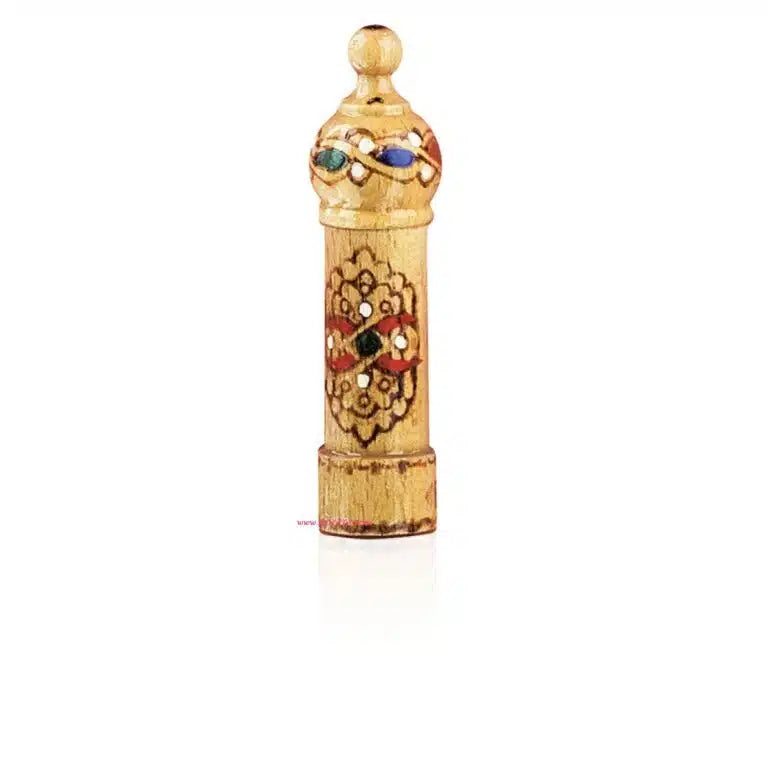 Bulgarian ROSE OIL OTTO Essence Perfume 2.1ml Wood Box Muskal Hand made Souvenir