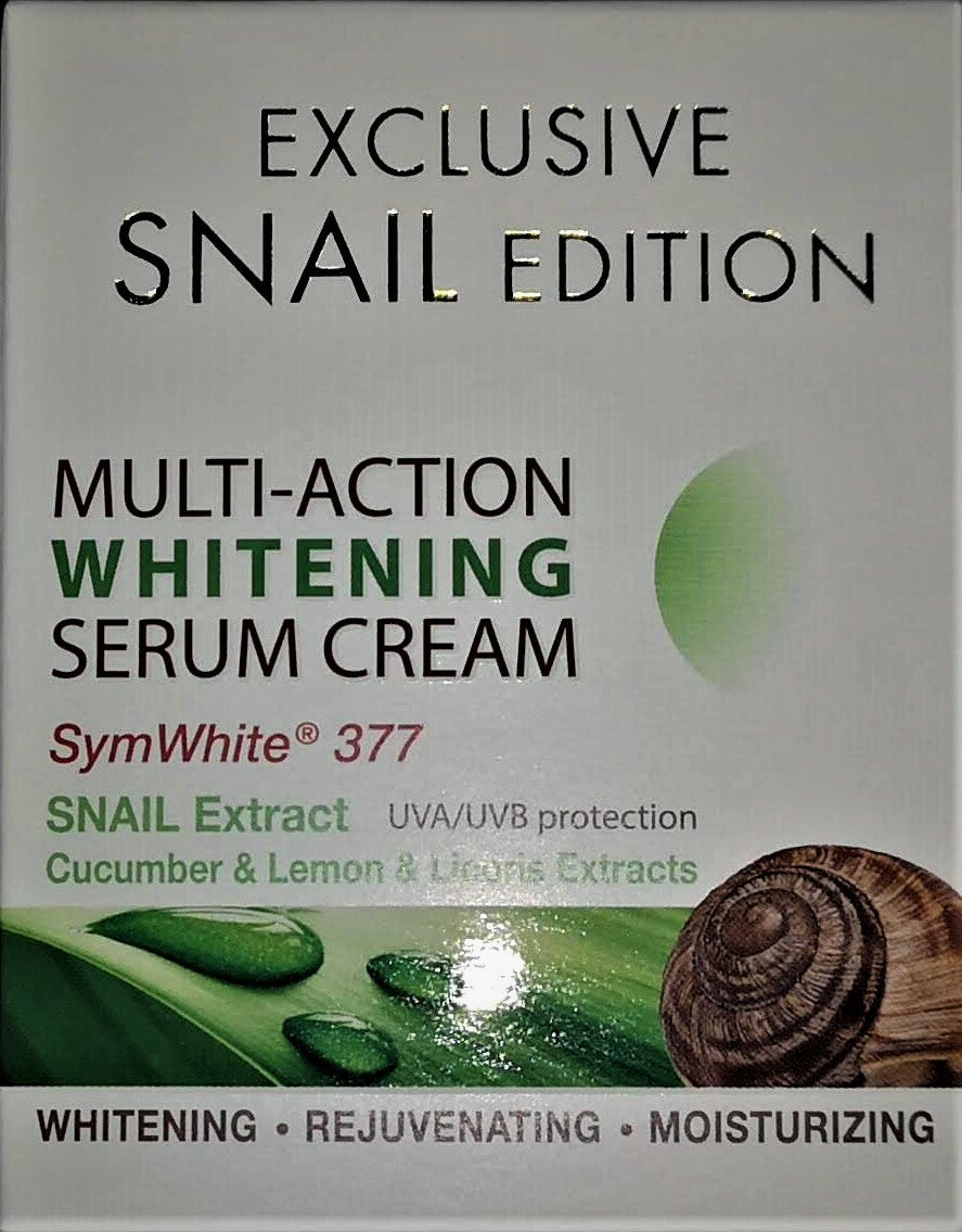 ARSY NEW MULTI–ACTION WHITENING 50ml SERUM CREAM Snail extract Anti wrinkle Hydrating