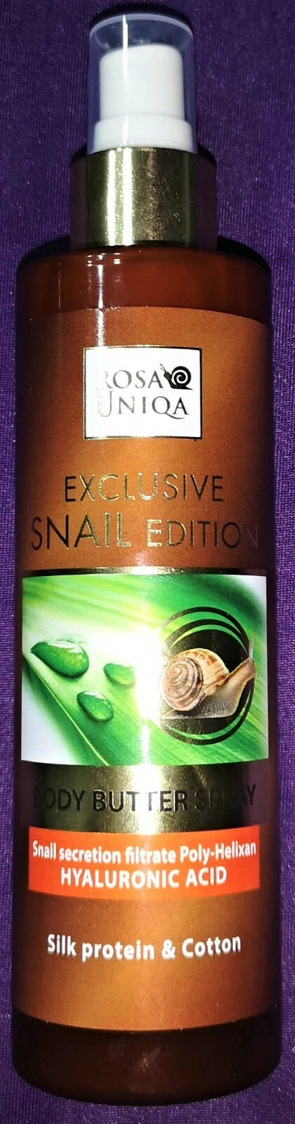 ARSY ROSA UNIQUA EXCLUSIVE SNAIL EDITION   Liquid body butter 200 ml Spray