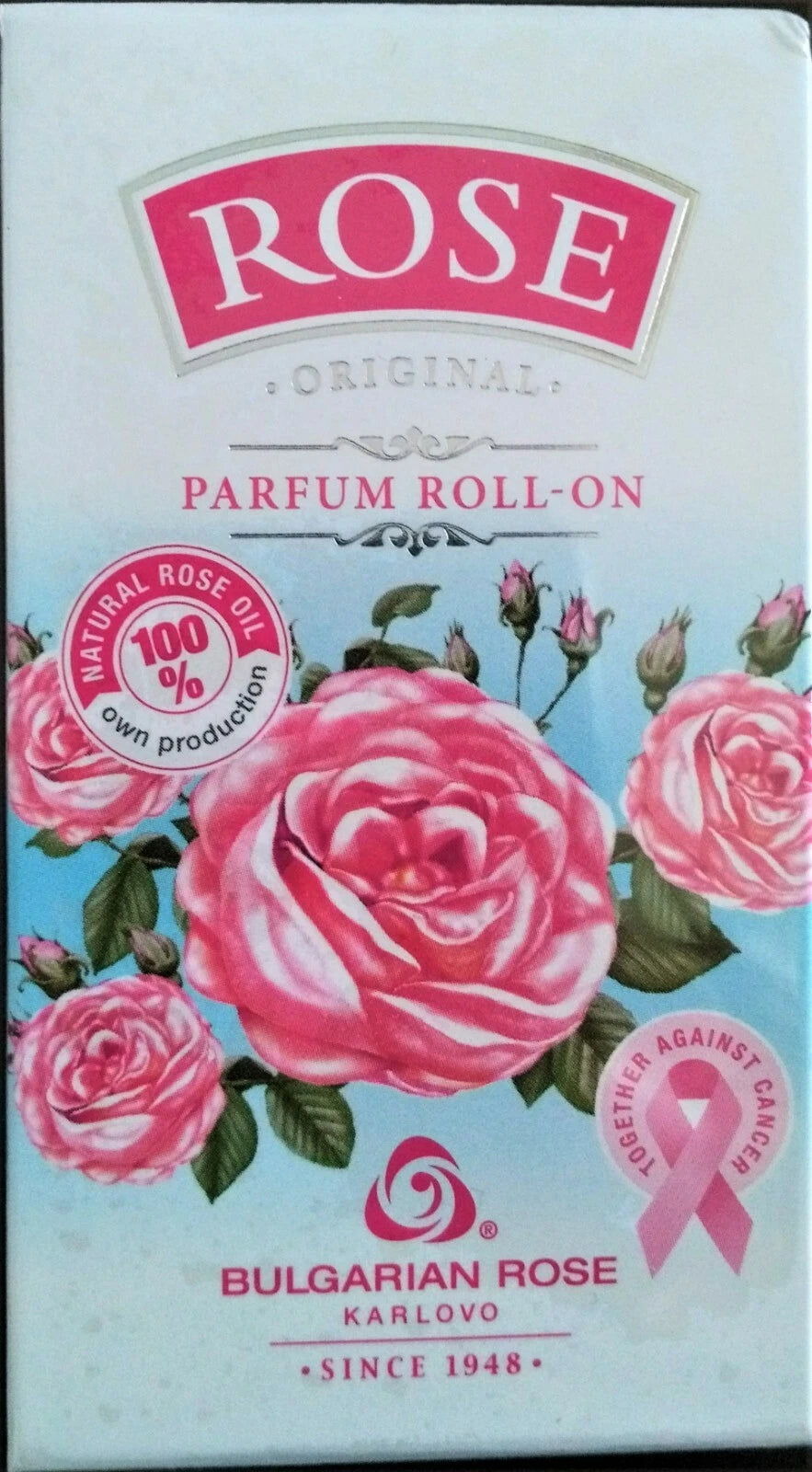 Roll-on parfum 100% Pure Bulgaria Rose oil Parabens FREE No alcohol 9 ml 0.32OZ