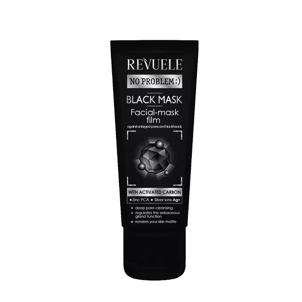 REVUELE NO PROBLEM :) Charcoal Mask 80 ml e 2.71 fl. OZ Facial peel of mask film Against acne and blackheads