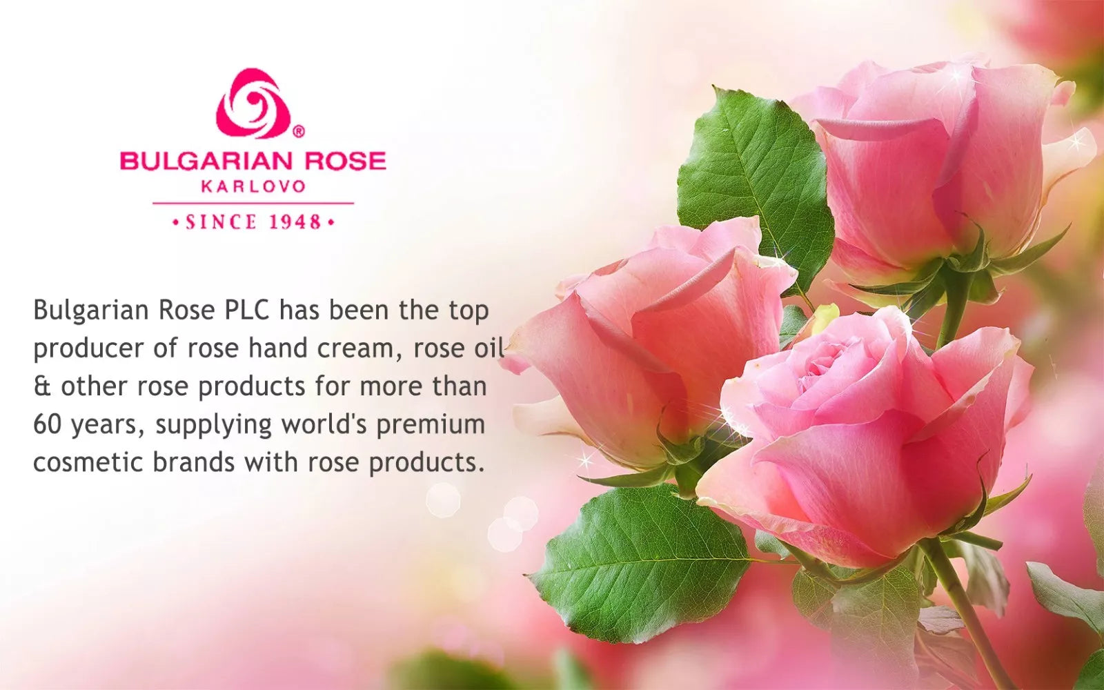 “Rose Original” 75ml Aqua+ Face Mask with Natural Bulgarian Rose Oil D-panthenol