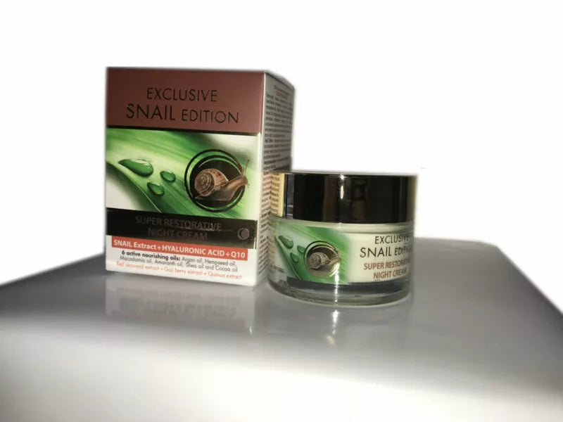 ARSY SUPER RESTORATIVE NIGHT CREAM 50 ml SNAIL EXTRACT+HYALURONIC ACID+Q10