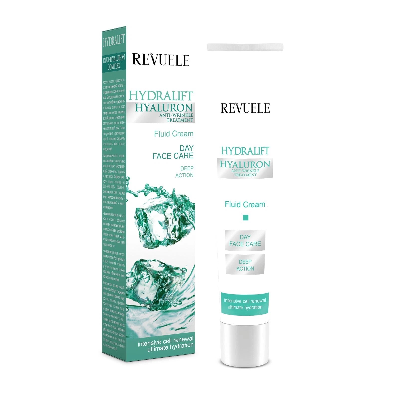 REVUELE HYDRALIFT HYALURON ANTI– WRINKLE TREATMENT DAY CREAM– FLUID 50ml EU made