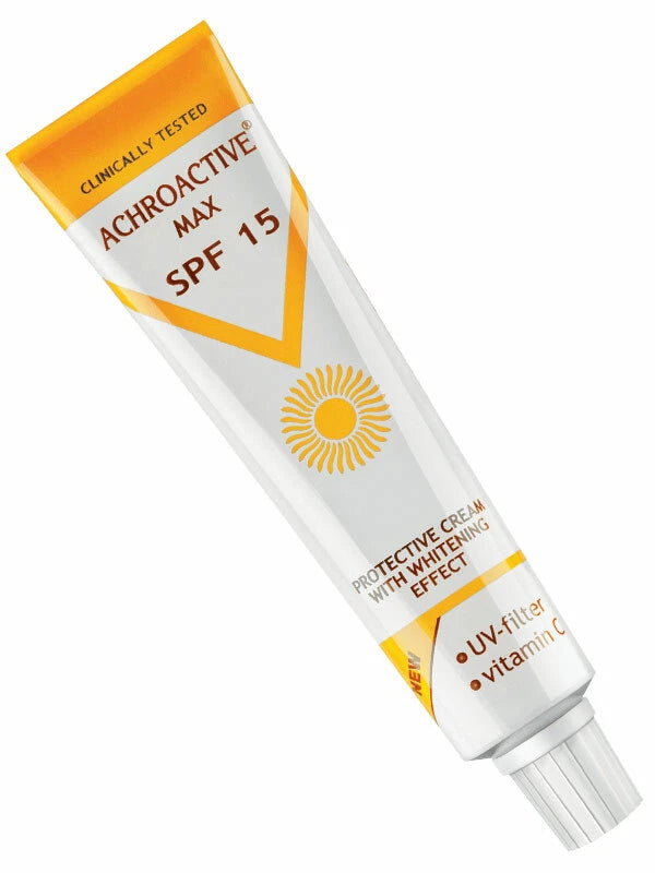 “Achroactive Max” Protective Whitening Face Cream 45 ml with SPF 15 Paraben free