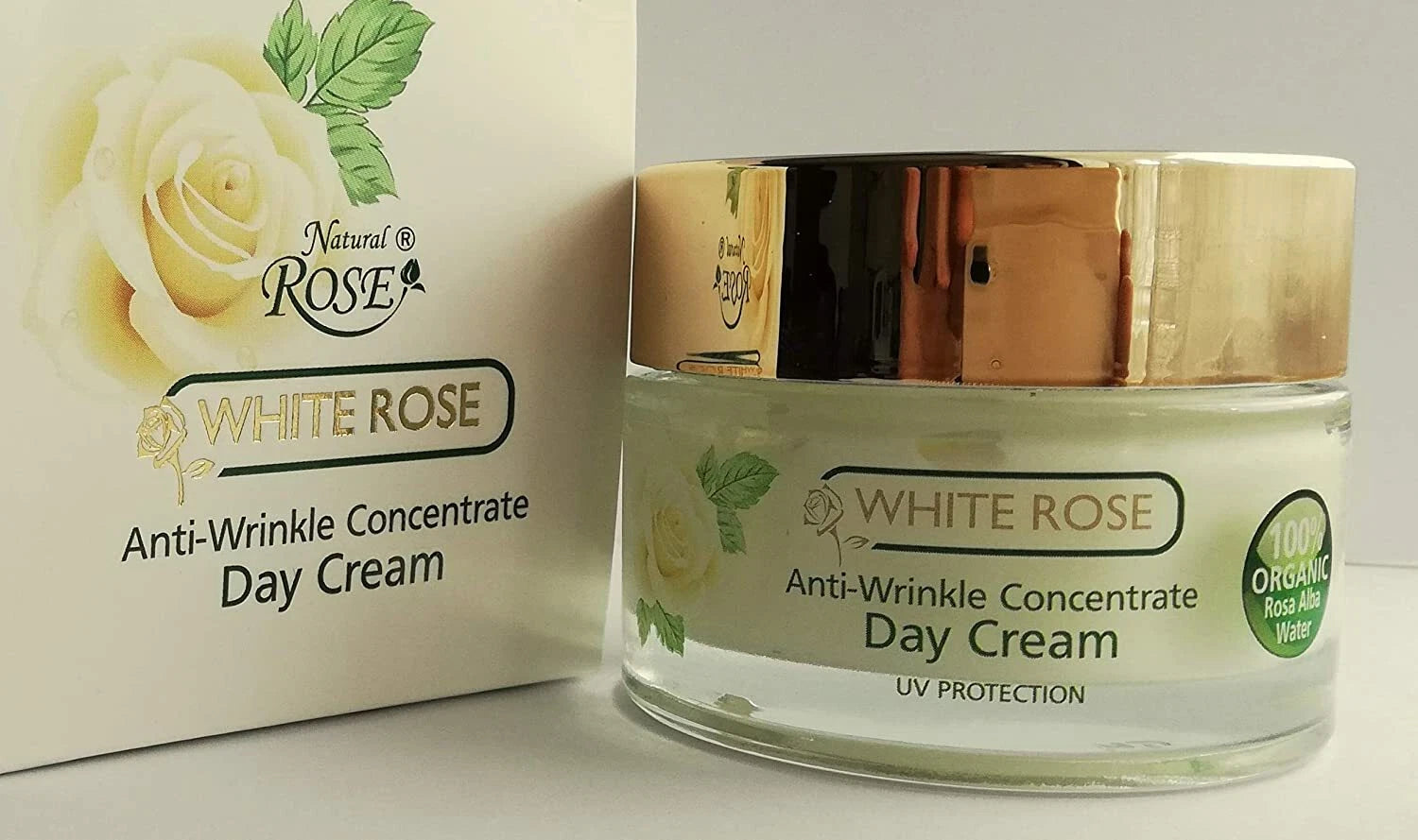 ARSY Anti–wrinkle concentrate 50ml Day cream White Rose Alba water Caviar extract Q10