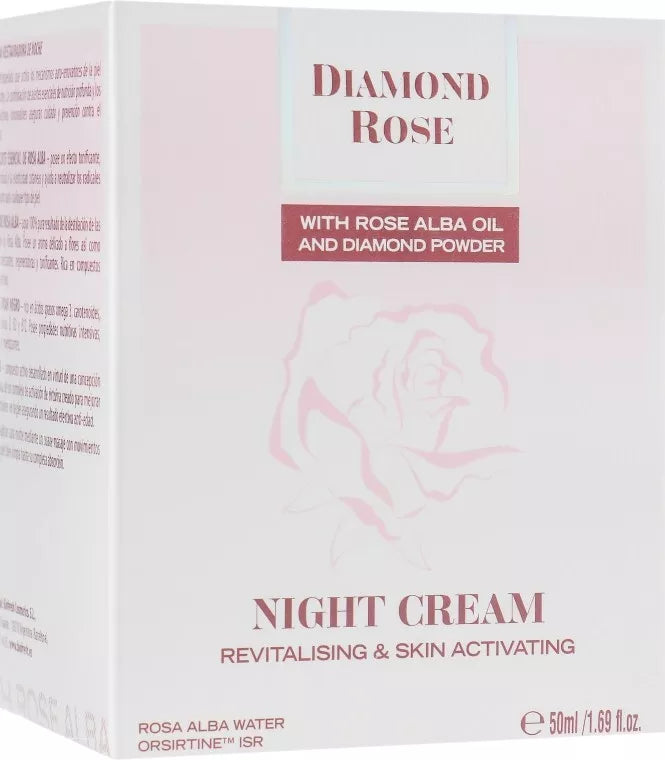 Biofresh “ Diamond Rose “ 50 ml Revitalizing & Skin Activating Night cream with Rose Alba Oil