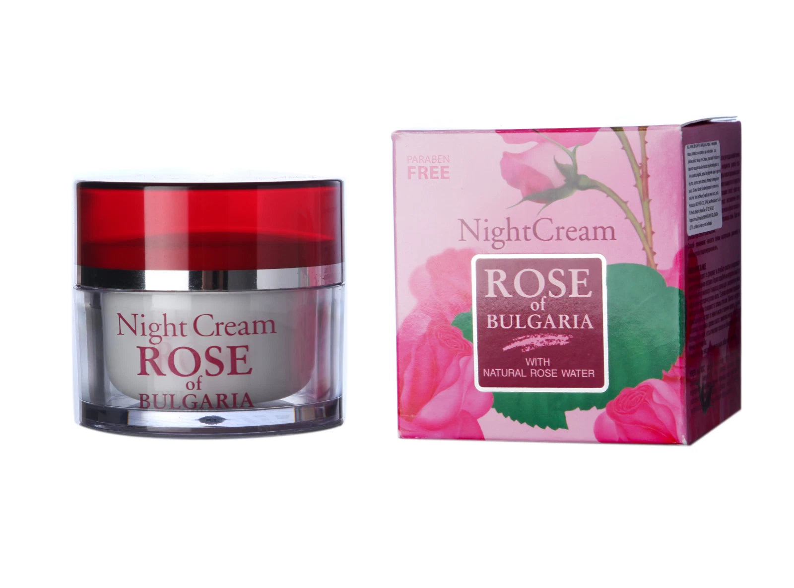 BIOFRESH Rose of Bulgaria Night Cream with Natural Rose Water 50ml Moisturizes Soothes