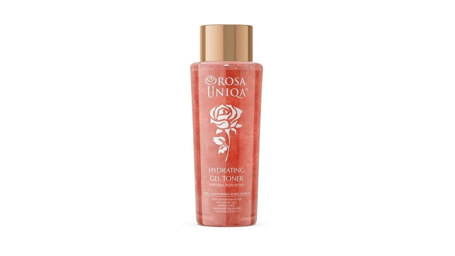 ARSY "Rosa Uniqa" 375ml HYDRATING, CLEANSING, REFRESH GEL TONIC WITH ROSE PETALS