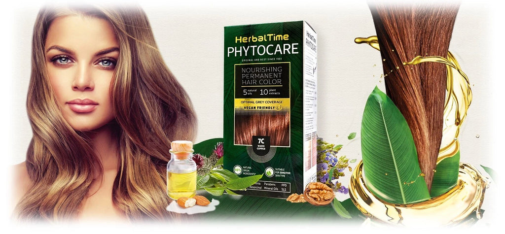 ROSA IMPEX HERBAL TIME PHYTOCARE NOURISHING PERMANENT HAIR COLOUR DYE VEGAN