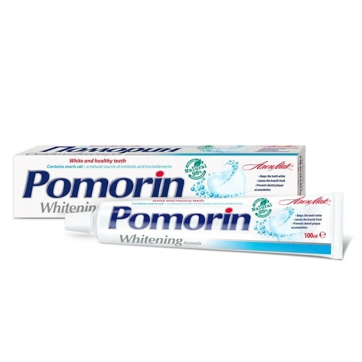 Rubella Beauty “ Pomorin “ 100 ml Whitening Toothpaste With Sea Salts & Calcium carbonate