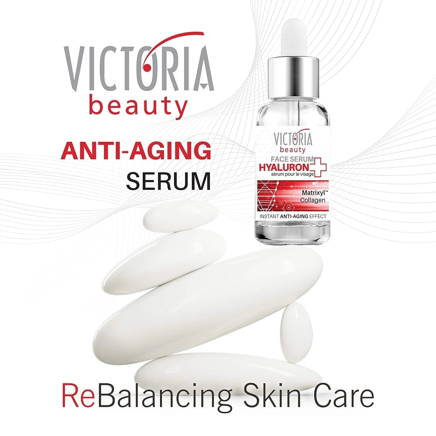 VICTORIA BEAUTY Hyaluron + Matrixyl™ and Collagen 20 ml Instant Anti-Age Effect Serum