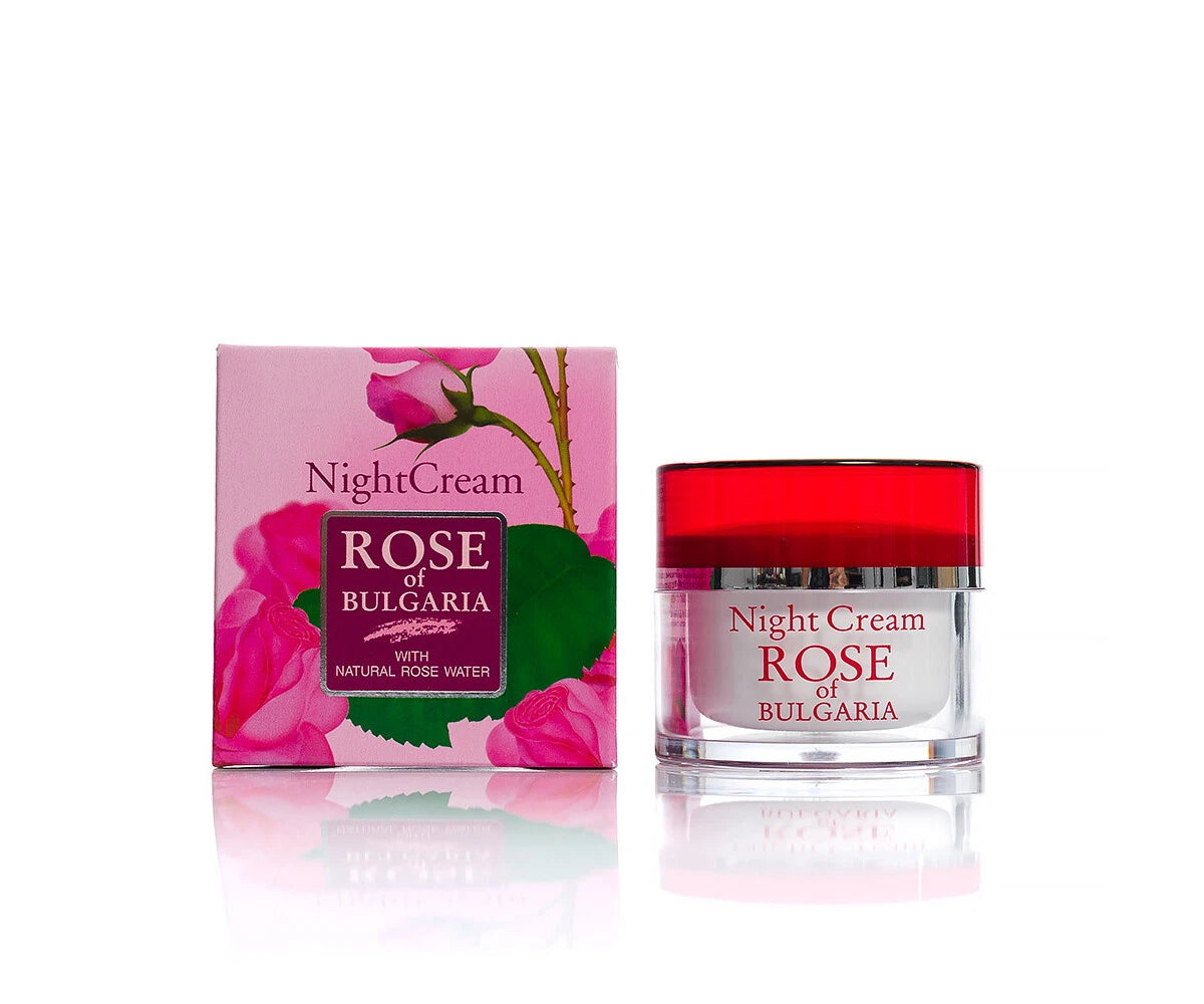 BIOFRESH Rose of Bulgaria Night Cream with Natural Rose Water 50ml Moisturizes Soothes