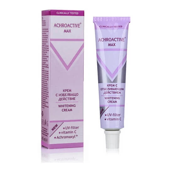 ACHROACTIVE MAX CREAM WHITENING EFFECT UV ACHROMAXYL DARK,AGE SPOT 45ml EU made