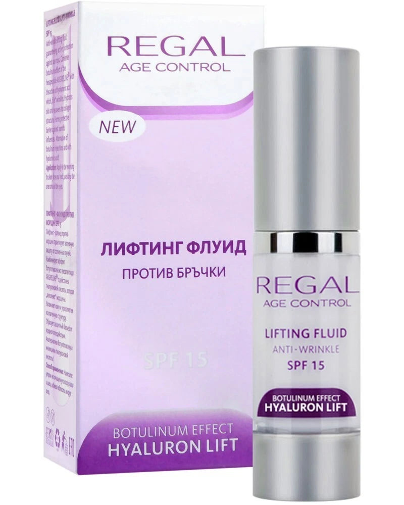 Regal Age Control 30ml Anti – Wrinkle filler, Lifting fluid SPF 15 Hyaluron Lift
