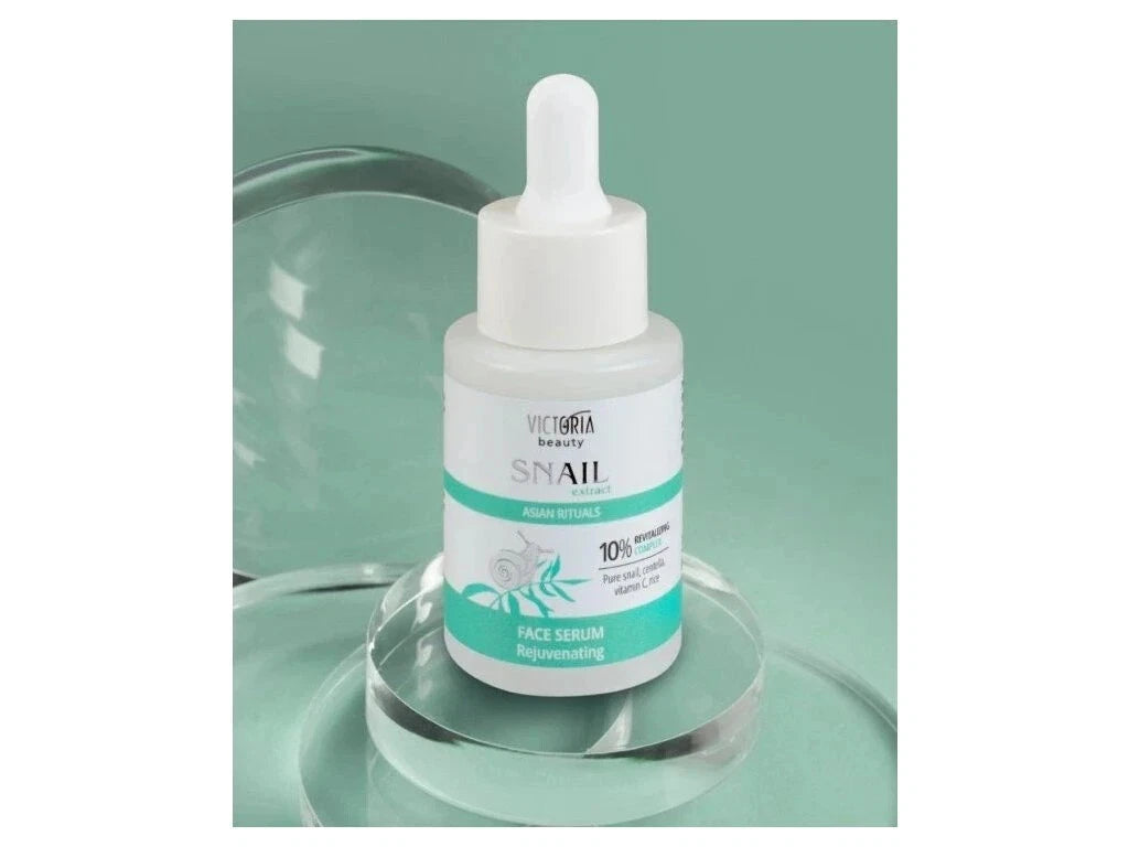 Victoria Beauty “ Asian Rituals “ 30 ml Facial Serum with Snail Extract , Centella , Vitamin C & Rice